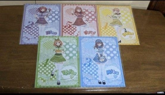 五等分の花嫁 オタラボ カフェア クリアファイル 5点セット Amazon.co.jp: 五等分の花嫁 オタラボカフェ クリアファイル 5